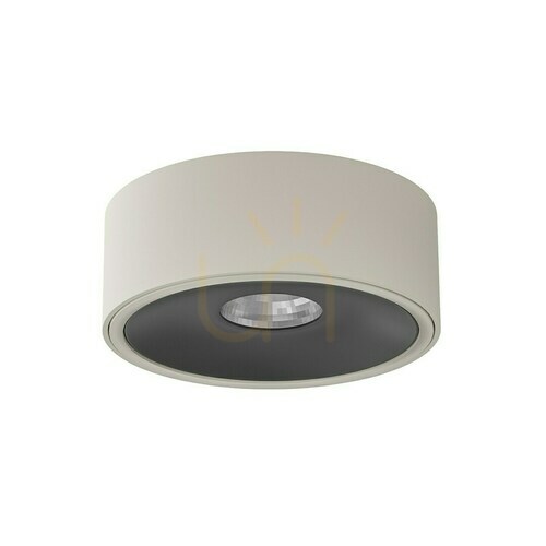 Kontrollera Taklampa Open Design Highlights Neo Toupe Slim svart aluminium GU10 117 mm