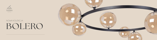 Kontrollera Ljuskrona Sigma BOLERO 12-arm svart amber glas SKU 41324