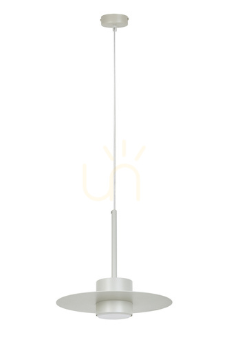 Kontrollera Pendellampa Sigma CHARLIE grå beige 25 cm GX53 41299
