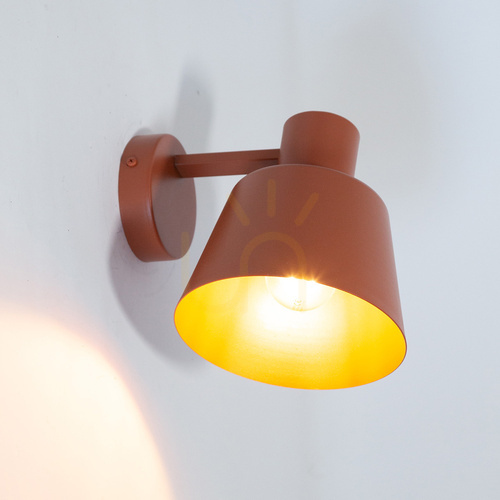 Kontrollera Vägglampa Sigma DUNKA tegelröd E27 17 cm SKU 41137