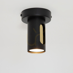 Plafond Sigma FLOW svart/guld GU10 10W 41215 small 1