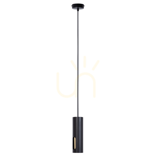 Kontrollera Pendellampa Sigma FLOW 1 svart/guld GU10 41219