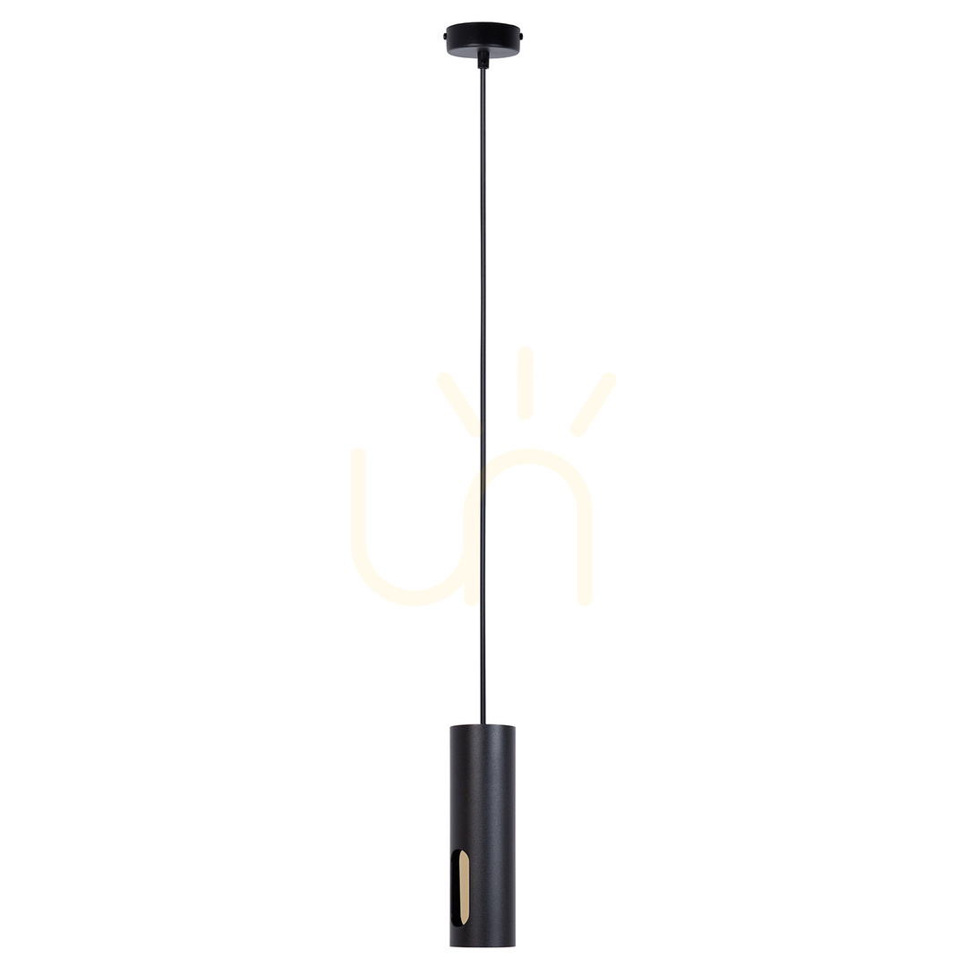 Kontrollera Pendellampa Sigma FLOW 1 svart/guld GU10 41219 Pendellampa Sigma FLOW 1 svart/guld GU10 41219