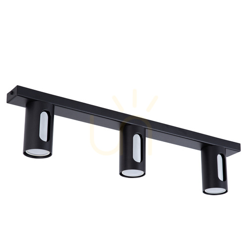 Kontrollera Plafond Sigma FLOW 3 svart/silver 60 cm GU10 41210