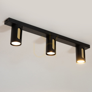Plafond Sigma FLOW 3 svart/guld 60 cm 41218 1 Plafond Sigma FLOW 3 svart/guld 60 cm 41218 small 1