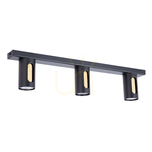 Kontrollera Plafond Sigma FLOW 3 svart/guld 60 cm 41218
