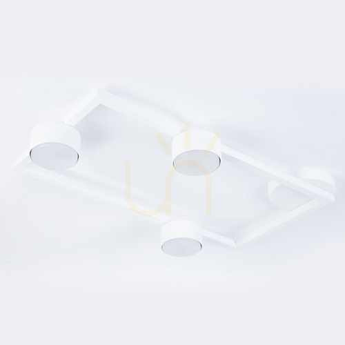 Kontrollera Sigma FRAME 3 vit taklampa 3×GX53 57,5 cm 41275