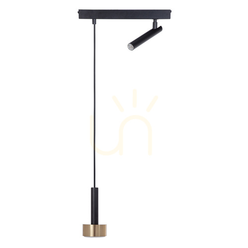 Kontrollera Pendellampa Sigma STAMP svart/guld 2xGX53 SKU 41252