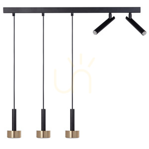 Pendellampa Sigma STAMP 5 svart/guld GX53 SKU 41254 small 0
