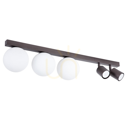 Kontrollera Plafond Sigma TAVIRA brons 5 ljuspunkter G9 80 cm 41269