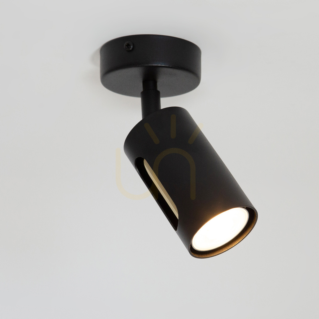 Förhandsvisning Plafond Sigma FLOW 1 svart/guld GU10 10W 41216 Plafond Sigma FLOW 1 svart/guld GU10 10W 41216