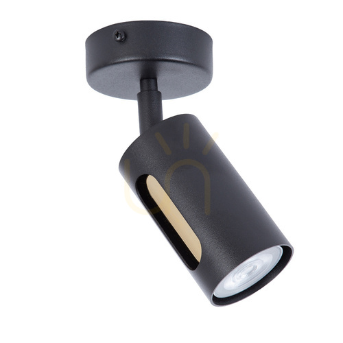 Kontrollera Plafond Sigma FLOW 1 svart/guld GU10 10W 41216