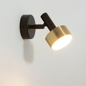 Vägglampa Sigma STAMP svart/guld GX53 12W 41248 small 2