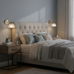 Italux Moreti E27 vägglampa antik mässingsfinish, vit opal kupa WL-40623-1-AB small 3