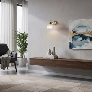 Italux Moreti E27 vägglampa antik mässingsfinish, vit opal kupa WL-40623-1-AB small 5