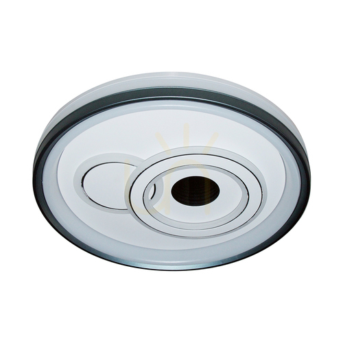 Kontrollera Italux Porta LED-plafond vit-grå 50 cm med fjärrkontroll PLF-19678-WH-BL