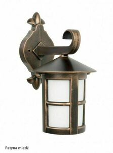 Utomhusvägglampa SU-MA Cordoba svart patina koppar K 3012/1/T small 3