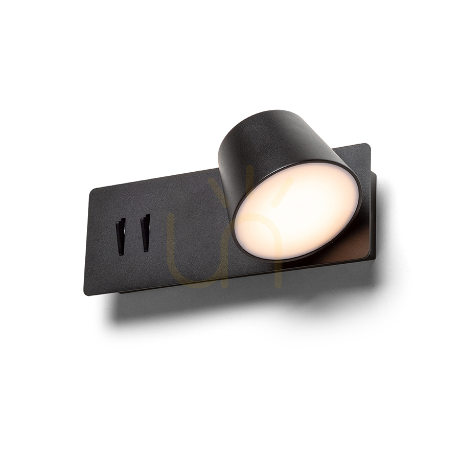 Kontrollera Spot Rendl R14522 Amadeus Led Spotlampa, över säng svart Spot Rendl R14522 Amadeus Led Spotlampa, över säng svart