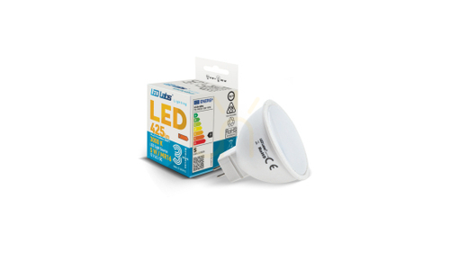 Kontrollera LED-källa MR16 5W varmvit 12V AC/DC
