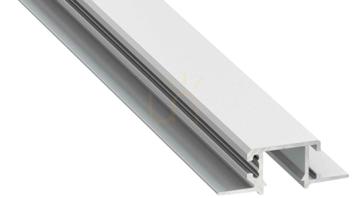 Kontrollera LED-profil LUMINES typ MONO silveranodiserad utan perforering 1 m