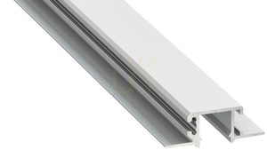 LED-profil LUMINES typ MONO silveranodiserad utan perforering 1 m small 0