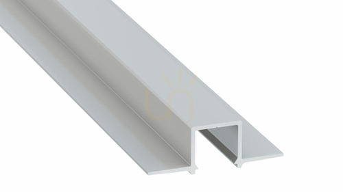 Kontrollera LED-profil LUMINES typ GAUDI silveranodiserad utan perforering 1 m