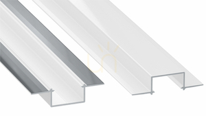 LUMINES HIRO vitlackerad LED-profil utan perforering, 2,02 m small 0