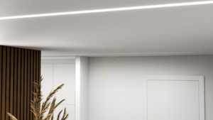 LED-profil LUMINES typ ZATATI rå utan perforering 2 m small 4