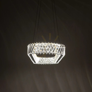 Kristallkrona Nowodvorski LUXORA OVAL LED 11707 nickel 40 W 120 cm small 3