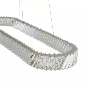 Kristallkrona Nowodvorski LUXORA OVAL LED 11707 nickel 40 W 120 cm small 5
