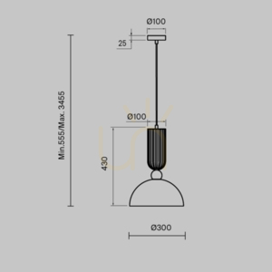 ANTIC taklampa MOD302PL-01W1 Maytoni small 8