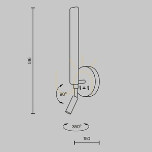 COMBO vägglampa MOD214WL-L8B3K1 Maytoni small 9