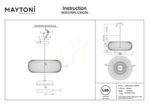 LEVITATION taklampa MOD376PL-L30G3K Maytoni small 11