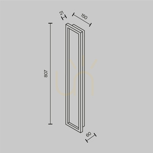 Vägglampa ORIGN MOD311WL-L70B3K Maytoni small 10