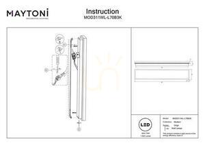 Vägglampa ORIGN MOD311WL-L70B3K Maytoni small 9
