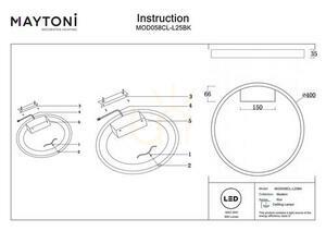 Plafond RIM MOD058CL-L25BK Maytoni 5 Plafond RIM MOD058CL-L25BK Maytoni small 5