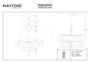 BERGAMO taklampa MOD613PL-05W Maytoni 5 BERGAMO taklampa MOD613PL-05W Maytoni small 5