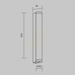 ROUNGE vägglampa för utomhusbruk O482WL-L16B3K IP54 Maytoni small 8