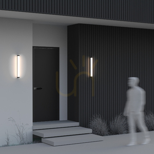 ROUNGE vägglampa för utomhusbruk O482WL-L16B3K IP54 Maytoni small 9