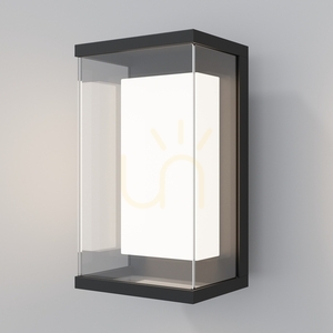 BAKER STREET vägglampa för utomhusbruk O021WL-L10B3K IP65 Maytoni small 0