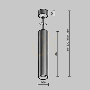 CALIPSO P106PL-01-GU10-W taklampa från Maytoni small 9