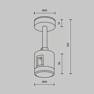 FLARITY TRA156C-IPC1-BS samlingsskenekontakt Maytoni small 4