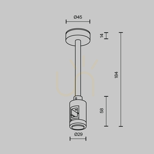 FLARITY TRA156C-SL1-BS samlingsskenekontakt Maytoni small 4