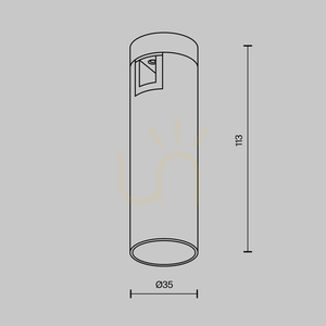 FOCUS LED-bussbelysning TR143-1-5W2.7K-W-BS-DE Maytoni small 8