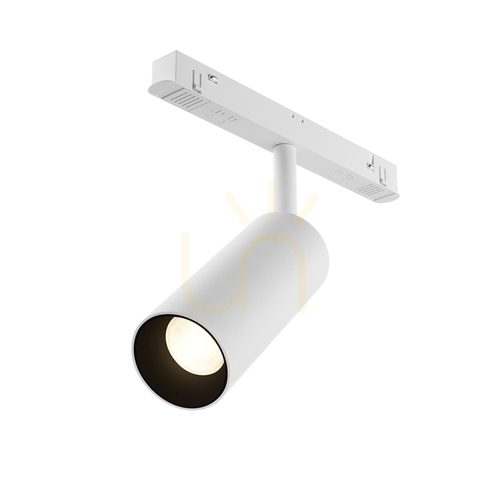 Kontrollera FOCUS LED spotlight för magnetskena Exility, 12 W, 2700–6000 K, DALI-2, vit TR032-4-12WTW-S-DD2-W Maytoni