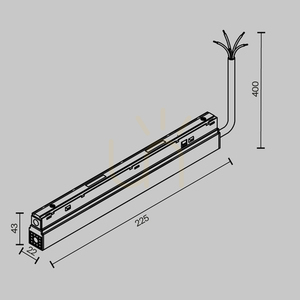 STRÖMFÖRSÖRJNING EXILITY TRA034DR-100W-DD-W-DE IP54 Maytoni bussströmförsörjning. small 5