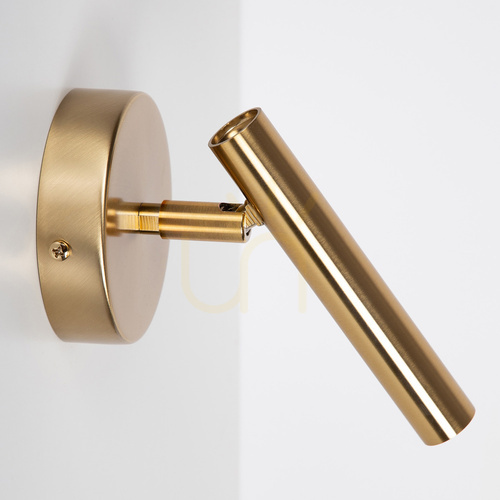 Kontrollera Vägglampa Sigma SOPEL borstat guld 41511