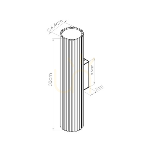 Kontrollera Vägglampa IVAR mocca LED 4000K