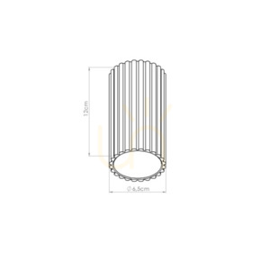Plafond IVAR vinröd LED 4000K small 1