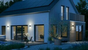 STEINEL L 940 antracit utomhusvägglampa 2×GU10 LED IP44 small 1